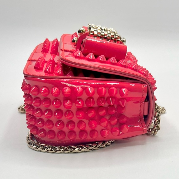 Christian Louboutin Mini Sweet Charity Crossbody Bag with Studded Spikes - EUC - Picture 14 of 15